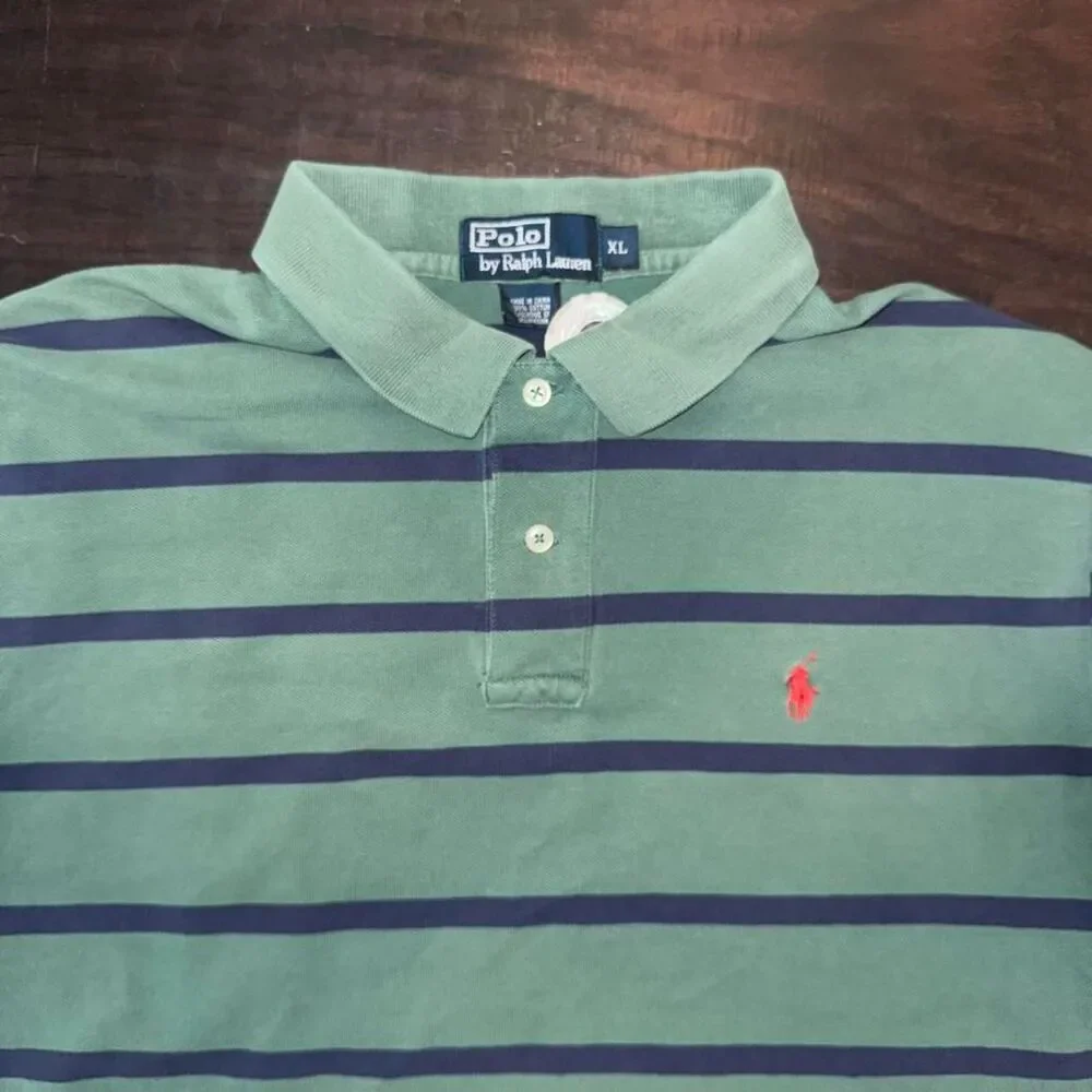 Vintage Polo-Ralph-Lauren Men's Polo Size XL